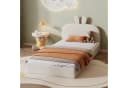 Flieks Polsterbett Kinderbett mit Kaninchen Kopfteil Samt Bild 2
