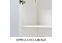 Flieks Sideboard Weiß mit 4 Spiegeltüren - Schrank für Wohnzimmer & Schlafzimmer Bild 4