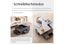 Merax Couchtisch mit Schubladen und Hub-Design Grau/Schwarz Bild 5