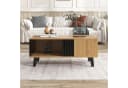 Merax Couchtisch Patchwork Holz mit Stauraum Landhausstil Bild 3