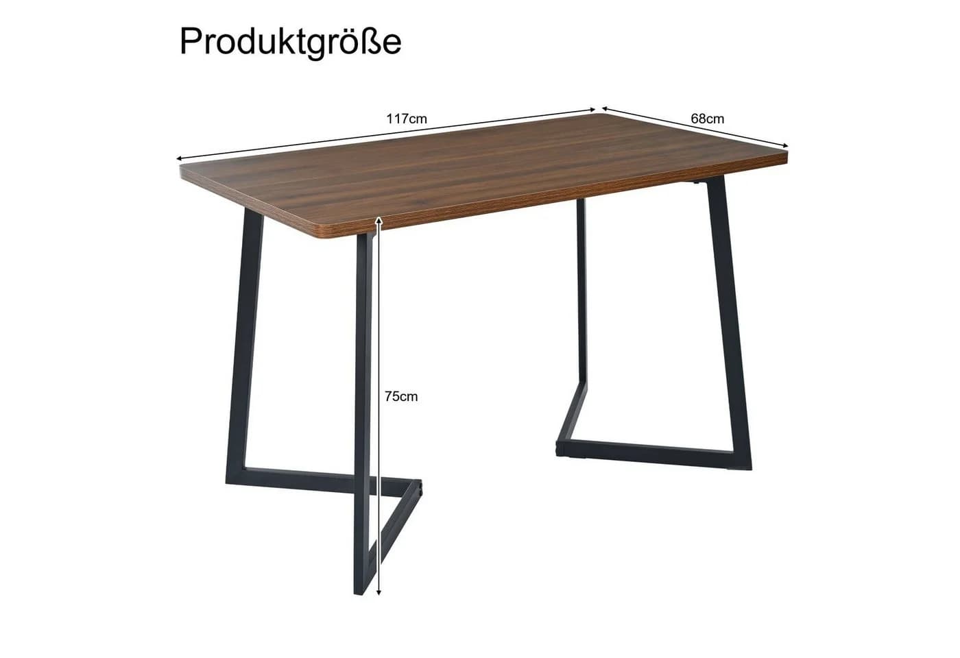 Flieks Essgruppe 5-tlg. Esstisch mit 4 Stühlen Grün/MDF - Bild 4