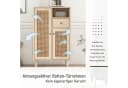 Merax Sideboard mit Rattantüren und Schublade, Highboard, Kommode, Anrichte Bild 1
