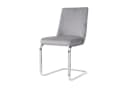Flieks Freischwinger 6er Set Grau Samt Metallbeine Bild 4
