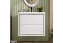 Flieks Waschtisch Waschbeckenunterschrank mit LED-Radarsensor inkl. Waschbecken Bild 3