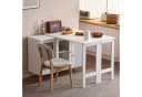 Flieks Sideboard mit ausziehbarer Tischplatte Weiß Bild 2