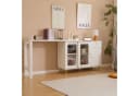 Flieks Sideboard mit ausziehbarer Tischplatte Weiß Bild 3