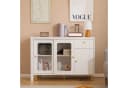 Flieks Sideboard mit ausziehbarer Tischplatte Weiß Bild 4