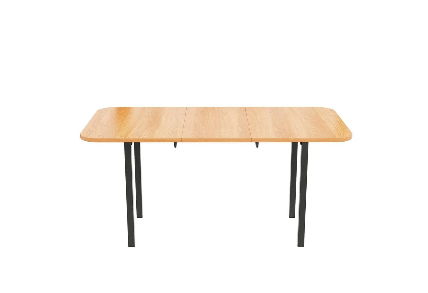 Flieks Esstisch 120-160cm Holzmaserung Eisenbeine - Bild 4