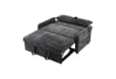 Merax Schlafsofa 3-in-1 mit USB, Handyhalter und Stauraum Grau Bild 1