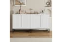 Flieks Sideboard 2er Set Weiß Schwarz Modern Bild 2