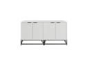 Flieks Sideboard 2er Set Weiß Schwarz Modern Bild 3