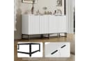 Flieks Sideboard 2er Set Weiß Schwarz Modern Bild 5