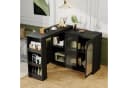 Flieks Bartisch 360° drehbar mit Sideboard Schwarz Bild 4