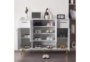Flieks Schuhschrank Weiß mit 4 Türen und 2 Schubladen Bild 1
