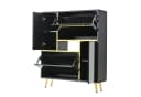Merax Schuhschrank mit LED-Beleuchtung und Hochglanzfront Bild 5