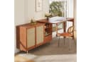 Flieks Bartisch 360° drehbar Braun Holzwerkstoff mit Sideboard Bild 4