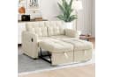 Merax Schlafsofa 3-in-1 Ausziehsofa Beige mit USB-Anschluss Bild 2
