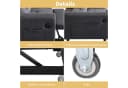 Merax Schlafsofa 3-in-1 Ausziehsofa Grau mit USB-Anschluss Bild 5