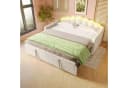 Merax Daybett mit Ausziehbett und LED-Streifen Samt Bild 4