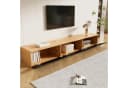 Merax Lowboard TV-Schwarz Hochglanz LED-Beleuchtung Bild 5