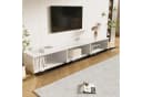 Merax Lowboard 180x35x30 cm Hochglanz TV-Schrank mit LED-Beleuchtung Bild 4