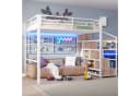 Merax Hochbett 140x200 cm mit LED-Beleuchtung Bild 2