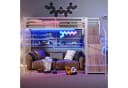 Merax Hochbett 140x200 cm mit LED-Beleuchtung Bild 3