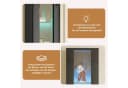 Merax Vitrine Glasvitrine mit LED-Beleuchtung inkl. Fernbedienung Bild 5