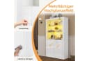Merax Standvitrine Hochglanz LED-Beleuchtung Bild 5