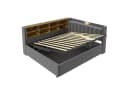 Merax Daybett mit Nachtlicht und USB-Anschluss, Polsterbett/Schlafsofa 140x200cm Bild 5
