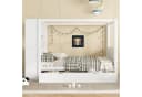 Merax Kinderbett 90x200cm mit Gitter und Lagerschrank Bild 4