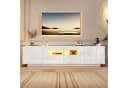 Merax Lowboard Hochglanz Fernsehschrank mit LED-Beleuchtung Bild 1