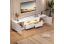 Merax Lowboard Hochglanz Fernsehschrank mit LED-Beleuchtung Bild 3