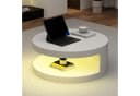 Merax Couchtisch LED Beleuchtung 360° Drehfunktion Bild 4
