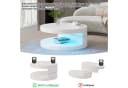 Merax Couchtisch LED Beleuchtung 360° Drehfunktion Bild 5