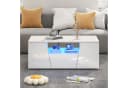 Merax Couchtisch Hochglanz mit LED-Beleuchtung & App-Steuerung Bild 3