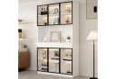Merax Standvitrine mit LED-Beleuchtung und Stauraum Bild 2