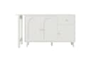 Merax 2-in-1 Schreibtisch & Sideboard mit drehbarer Tischplatte Bild 5