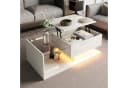 Merax Couchtisch Hochglanz LED-Beleuchtung Bild 2