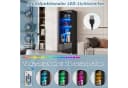 Merax Standvitrine Hochglanz Vitrine mit LED-Beleuchtung Bild 4