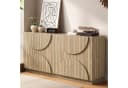 Merax Sideboard mit 4 Türen und flexiblen Einlegeböden Bild 2