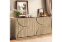 Merax Sideboard mit 4 Türen und flexiblen Einlegeböden Bild 3