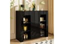 Merax Sideboard Buffetschrank Hochglanz-Front 95x35x83cm Bild 3