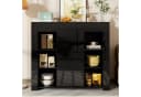 Merax Sideboard Buffetschrank Hochglanz-Front 95x35x83cm Bild 4