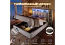 Merax Polsterbett 90x200 cm mit LED, USB & Typ-C Ladefunktion Bild 5