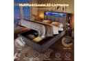 Merax Polsterbett 90x200cm LED USB Typ-C Ladefunktion Bild 5