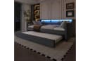 Merax Daybett Sofabett Schlafsofa mit LED-Beleuchtung & USB-Ladebuchse Bild 4