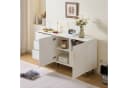 Merax Sideboard mit Gold-Akzenten, Zinklegierung-Griffe & Stahlbeine Bild 4