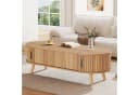 Merax Couchtisch anhebbarer Sofatisch mit Liftfunktion im Walnuss-Design Bild 3
