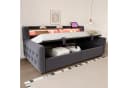 Merax Polsterbett-Schlafsofa 90x200 cm mit LED-Beleuchtung Bild 4